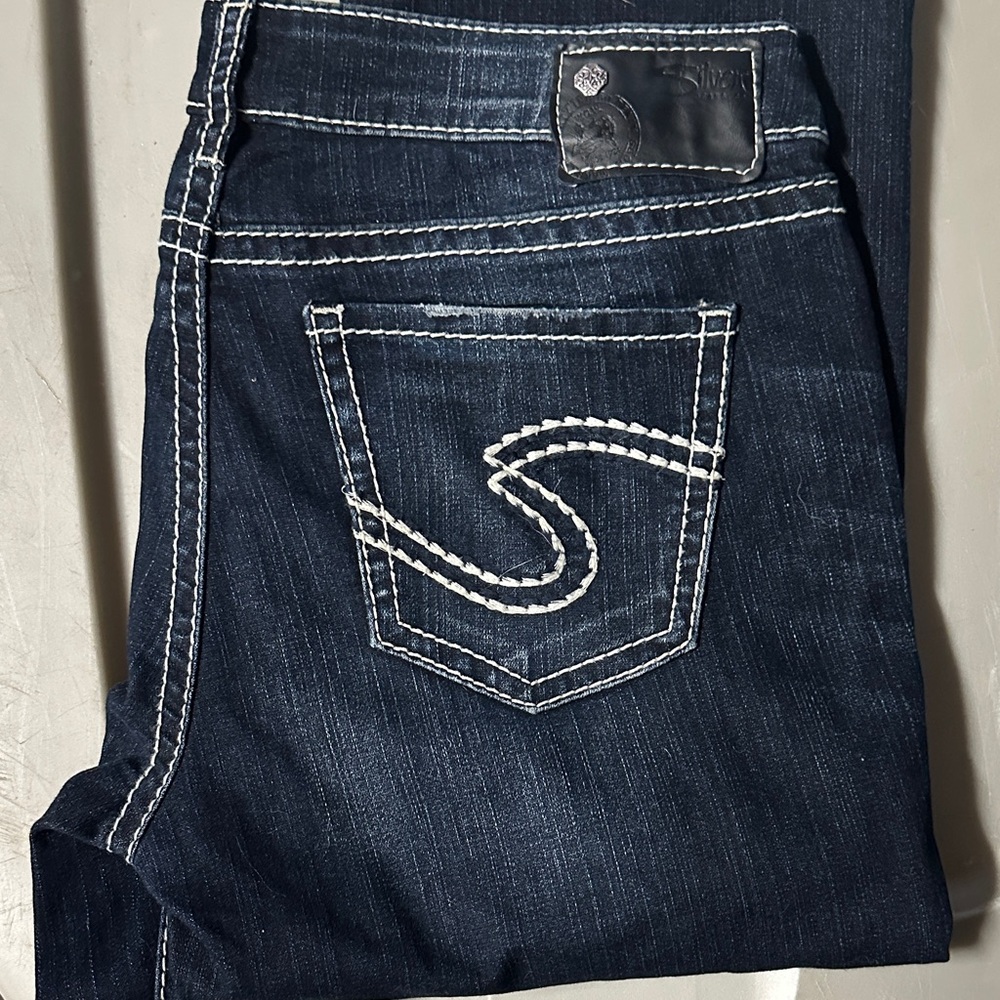 Silver Jeans Midnight Blue Suki High Slim Boot